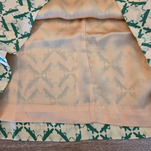 🔴Charlotte Taylor Women Dress Novality Grass Hopper Pattern Green‎ and yellow 2 - Picture 11 of 17